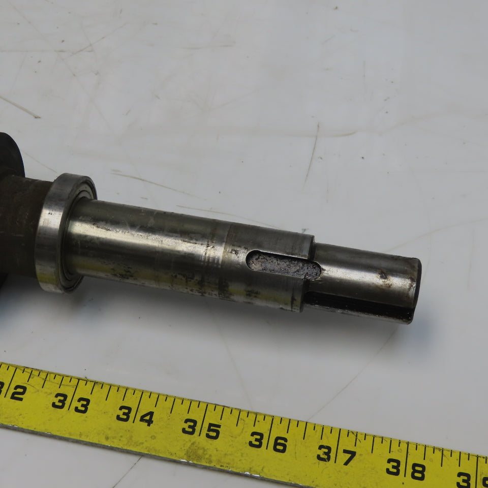 2.760" OD x 18-3/4" Aluminum Rubber Lagged Conveyor Roller