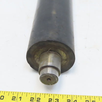 2.760" OD x 18-3/4" Aluminum Rubber Lagged Conveyor Roller