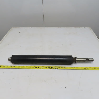 2.760" OD x 18-3/4" Aluminum Rubber Lagged Conveyor Roller