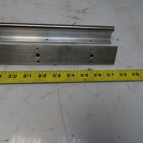Thompson 24" Linear 1/2" Rod Shaft Rails W/Pre-Drilled Aluminum Supports Lot /2