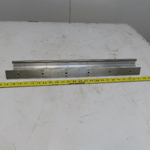 Thompson 24" Linear 1/2" Rod Shaft Rails W/Pre-Drilled Aluminum Supports Lot /2