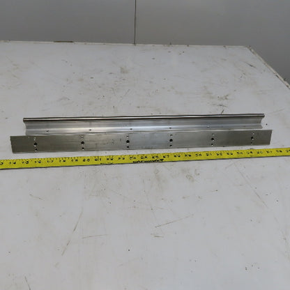 Thompson 24" Linear 1/2" Rod Shaft Rails W/Pre-Drilled Aluminum Supports Lot /2