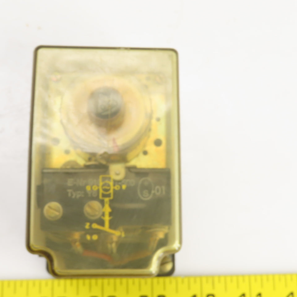 Dold ZR1u712T3 0-30 Sec. Time Relay 220V AC 6A 110V Coil