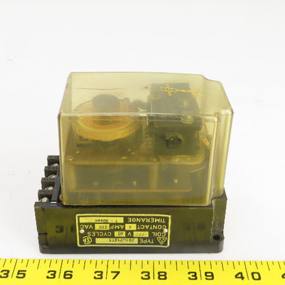 Dold ZR1u712T3 0-30 Sec. Time Relay 220V AC 6A 110V Coil