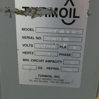 Turmoil 0CN-50 R-ATC Refrigerated Closed Loop Chiller 208/220V 1Ph 1/3Hp