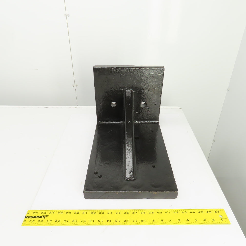 18x12 Widex 12" Tall Webbed Cast Steel Angle Plate Set Up Fixture 1-1/4" Thick