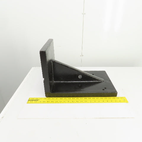 18x12 Widex 12" Tall Webbed Cast Steel Angle Plate Set Up Fixture 1-1/4" Thick