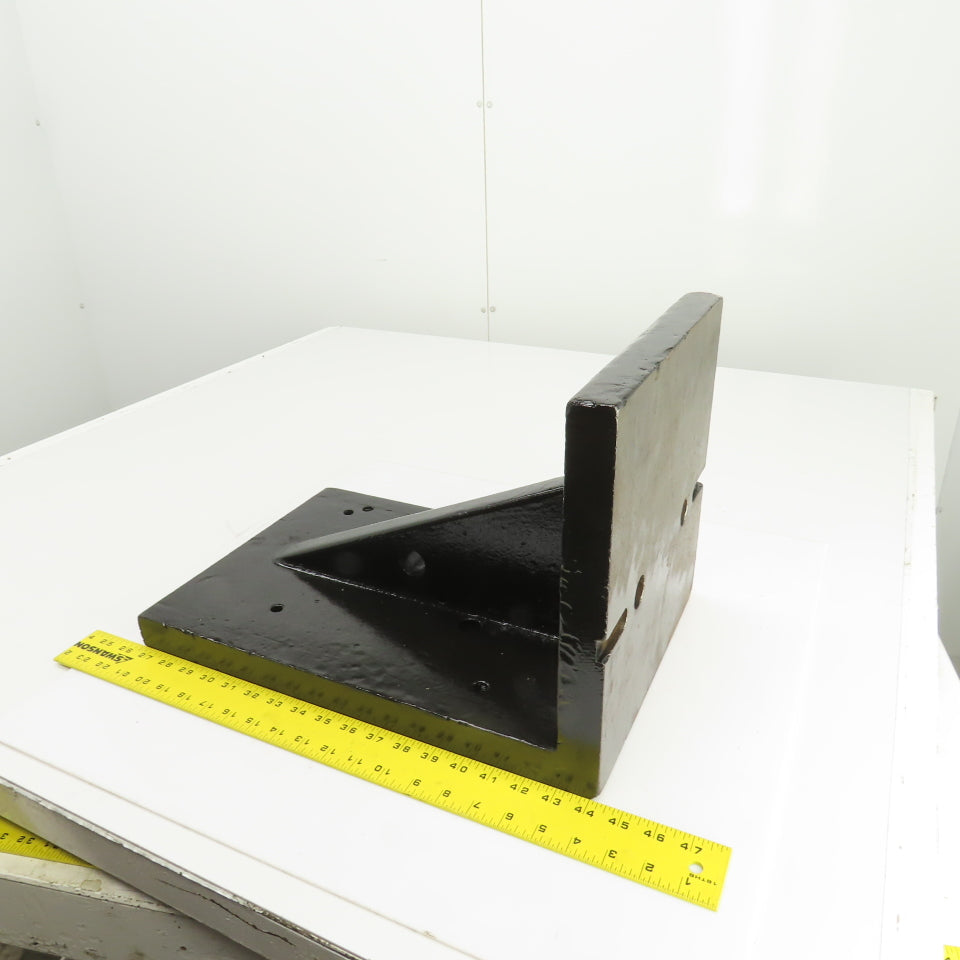 18x12 Widex 12" Tall Webbed Cast Steel Angle Plate Set Up Fixture 1-1/4" Thick