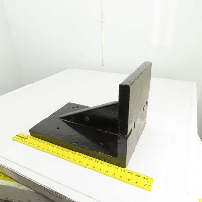 18x12 Widex 12" Tall Webbed Cast Steel Angle Plate Set Up Fixture 1-1/4" Thick