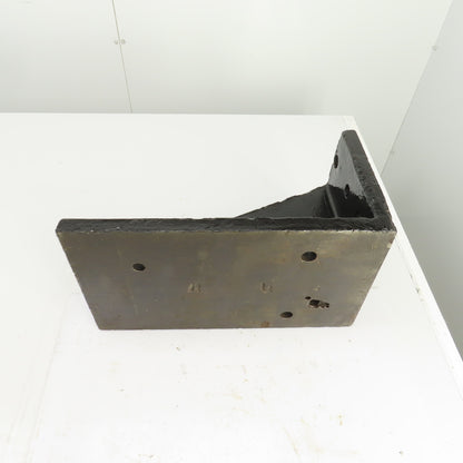 18x10-1/4x9-1/2" Tall Webbed Cast Steel Angle Plate Set Up Fixture 1-1/8" Thick