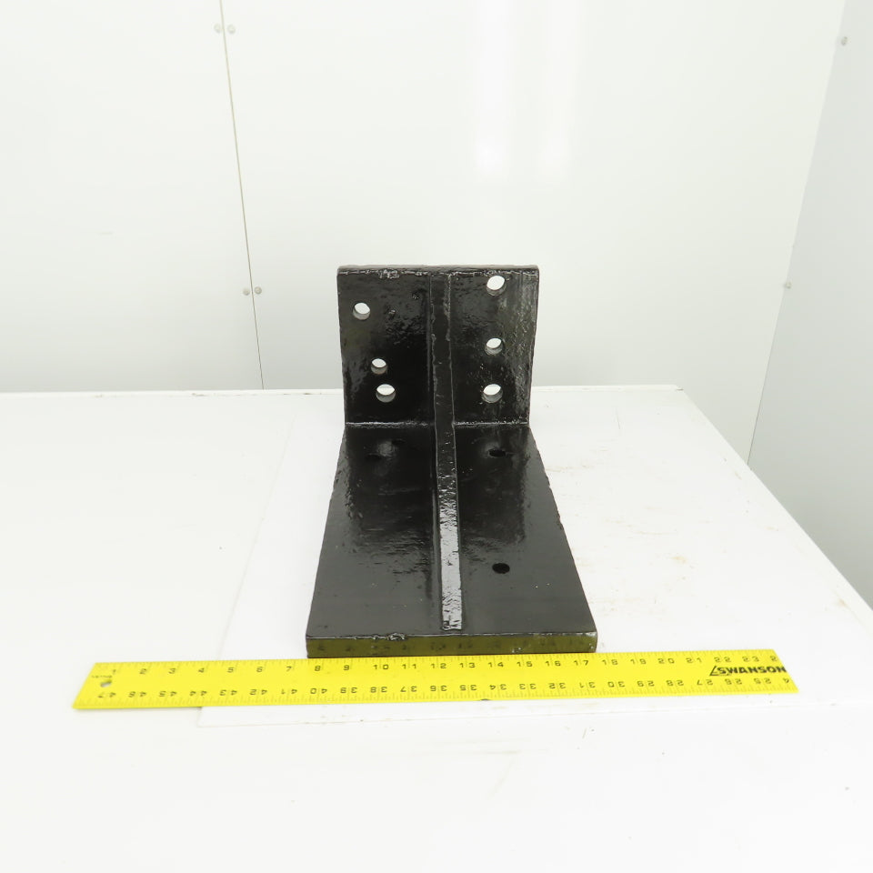 18x10-1/4x9-1/2" Tall Webbed Cast Steel Angle Plate Set Up Fixture 1-1/8" Thick