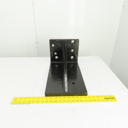 18x10-1/4x9-1/2" Tall Webbed Cast Steel Angle Plate Set Up Fixture 1-1/8" Thick