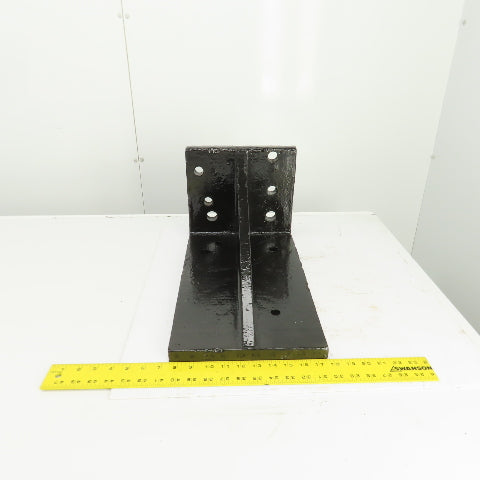18x10-1/4x9-1/2" Tall Webbed Cast Steel Angle Plate Set Up Fixture 1-1/8" Thick