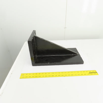 18x10-1/4x9-1/2" Tall Webbed Cast Steel Angle Plate Set Up Fixture 1-1/8" Thick