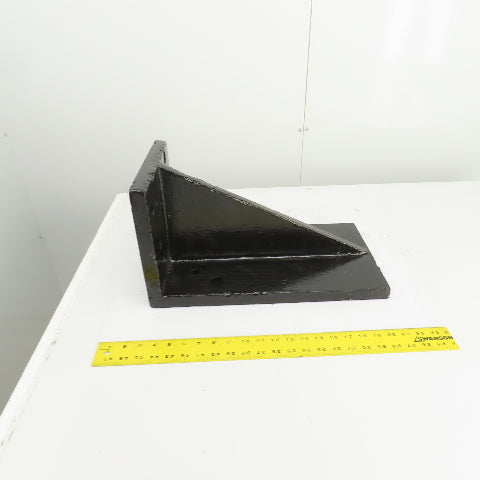 18x10-1/4x9-1/2" Tall Webbed Cast Steel Angle Plate Set Up Fixture 1-1/8" Thick