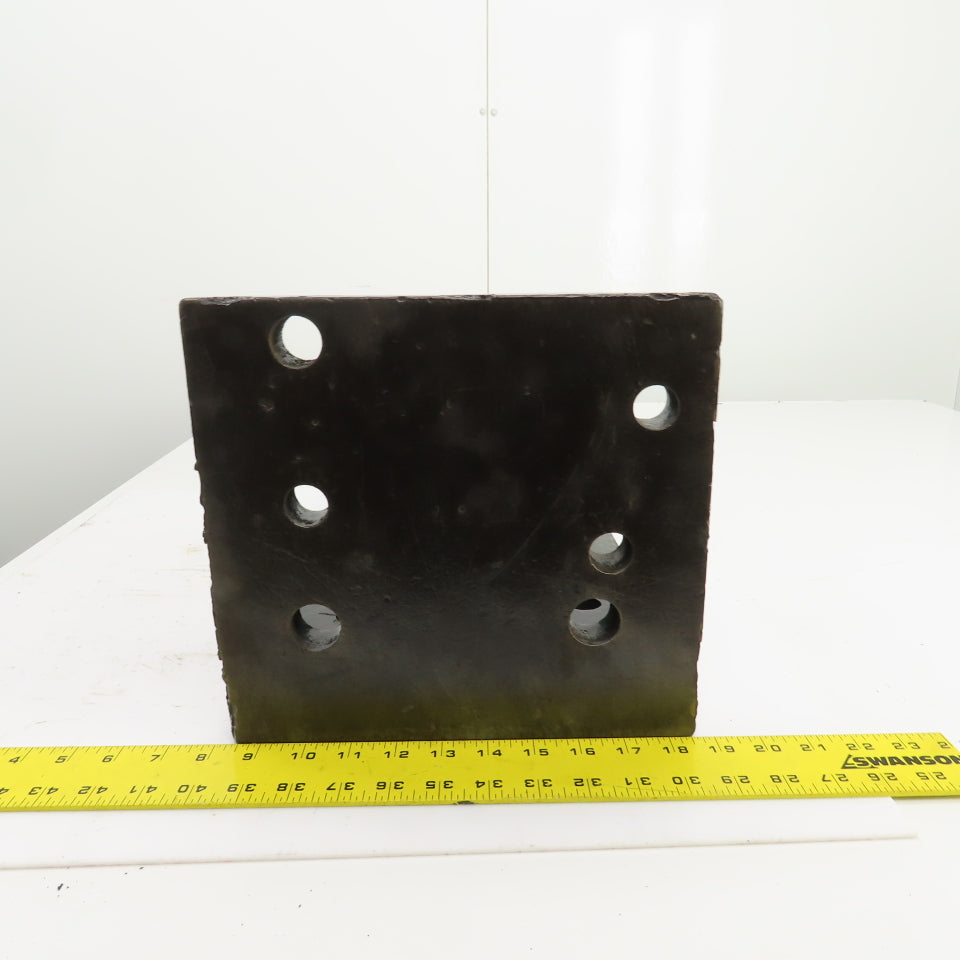 18x10-1/4x9-1/2" Tall Webbed Cast Steel Angle Plate Set Up Fixture 1-1/8" Thick