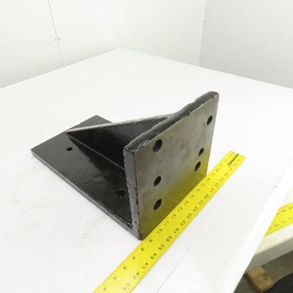 18x10-1/4x9-1/2" Tall Webbed Cast Steel Angle Plate Set Up Fixture 1-1/8" Thick