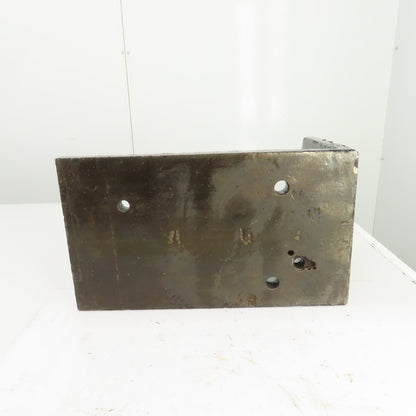 18x10-1/4x9-1/2" Tall Webbed Cast Steel Angle Plate Set Up Fixture 1-1/8" Thick