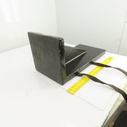 24" x 12" x 12" Tall Webbed Cast Steel Angle Plate Set Up Fixture 1-5/8" Thick