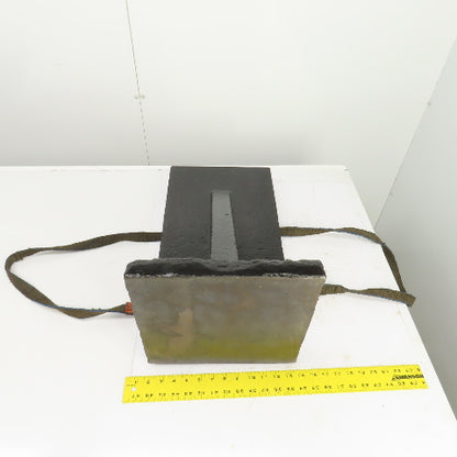 24" x 12" x 12" Tall Webbed Cast Steel Angle Plate Set Up Fixture 1-5/8" Thick
