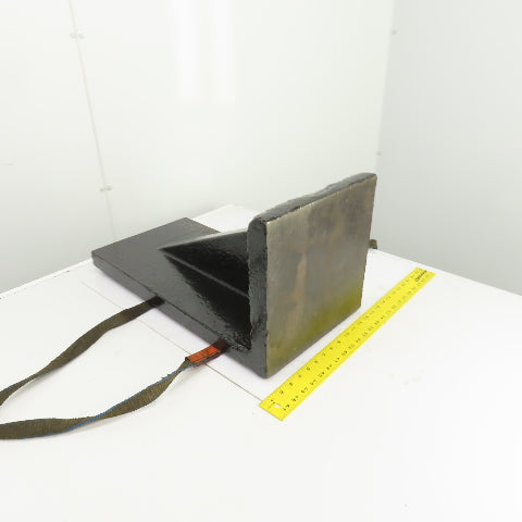 24" x 12" x 12" Tall Webbed Cast Steel Angle Plate Set Up Fixture 1-5/8" Thick