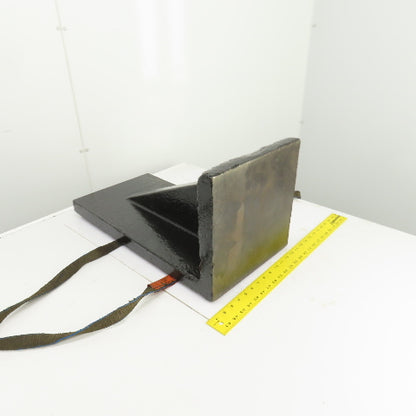 24" x 12" x 12" Tall Webbed Cast Steel Angle Plate Set Up Fixture 1-5/8" Thick