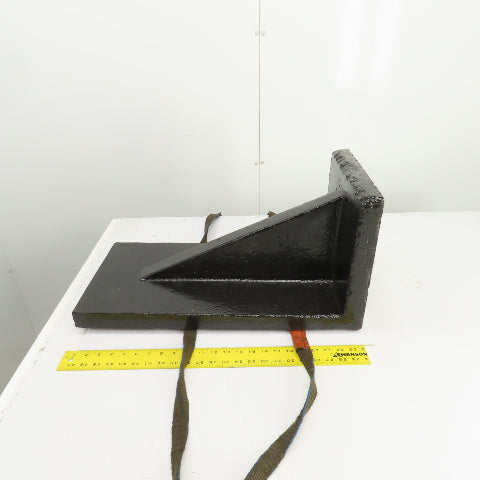 24" x 12" x 12" Tall Webbed Cast Steel Angle Plate Set Up Fixture 1-5/8" Thick