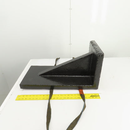 24" x 12" x 12" Tall Webbed Cast Steel Angle Plate Set Up Fixture 1-5/8" Thick