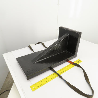 24" x 12" x 12" Tall Webbed Cast Steel Angle Plate Set Up Fixture 1-5/8" Thick