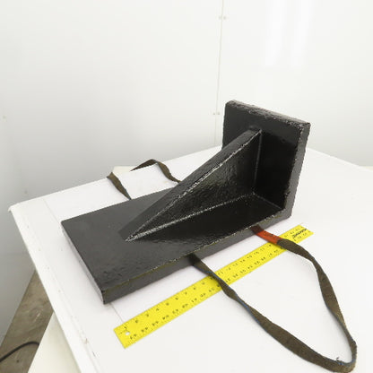 24" x 12" x 12" Tall Webbed Cast Steel Angle Plate Set Up Fixture 1-5/8" Thick