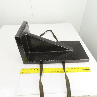 24" x 12" x 12" Tall Webbed Cast Steel Angle Plate Set Up Fixture 1-5/8" Thick