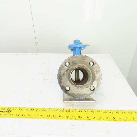 Bray Ser. 31H 2-1/2" Manual Butterfly Valve 250PSI 4-Bolt 7" Flange OD