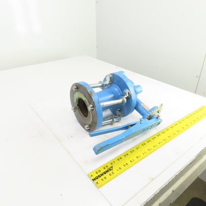 Bray Ser. 31H 2-1/2" Manual Butterfly Valve 250PSI 4-Bolt 7" Flange OD