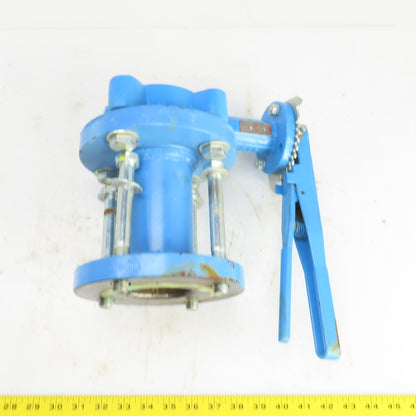 Bray Ser. 31H 2-1/2" Manual Butterfly Valve 250PSI 4-Bolt 7" Flange OD