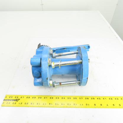 Bray Ser. 31H 2-1/2" Manual Butterfly Valve 250PSI 4-Bolt 7" Flange OD