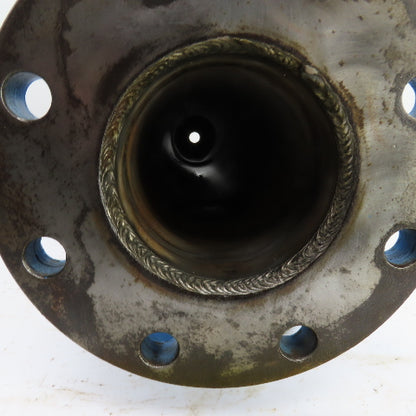 4-1/4" ID Carbon Steel Flanged 3-Port Pipe Manifold 9" & 7" Flange OD 1" NPT