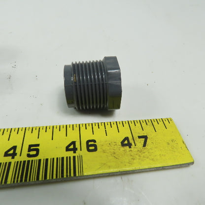 Lasco Schedule 80  Gray Pipe Plug (6) 1" NPT  & (9) 3/4" NPT Mixed Lot of 15