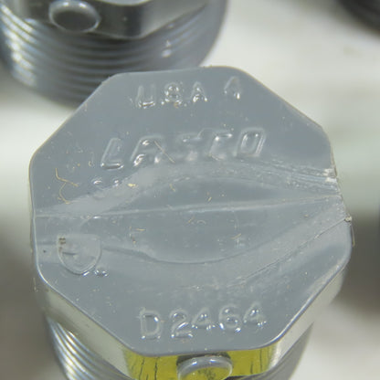 Lasco Schedule 80  Gray Pipe Plug (6) 1" NPT  & (9) 3/4" NPT Mixed Lot of 15