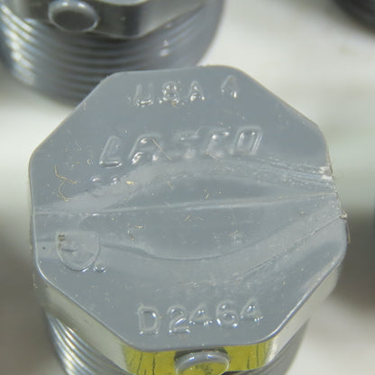 Lasco Schedule 80  Gray Pipe Plug (6) 1" NPT  & (9) 3/4" NPT Mixed Lot of 15