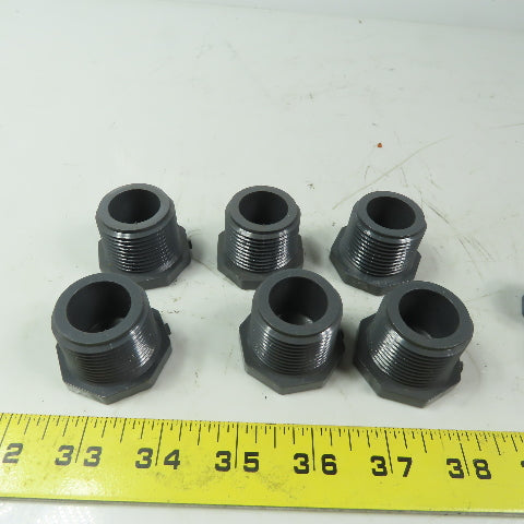 Lasco Schedule 80  Gray Pipe Plug (6) 1" NPT  & (9) 3/4" NPT Mixed Lot of 15