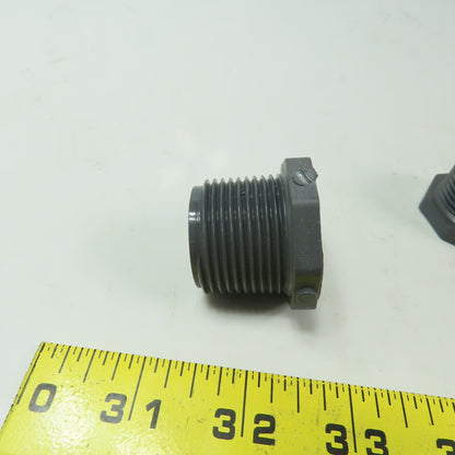 Lasco Schedule 80  Gray Pipe Plug (6) 1" NPT  & (9) 3/4" NPT Mixed Lot of 15
