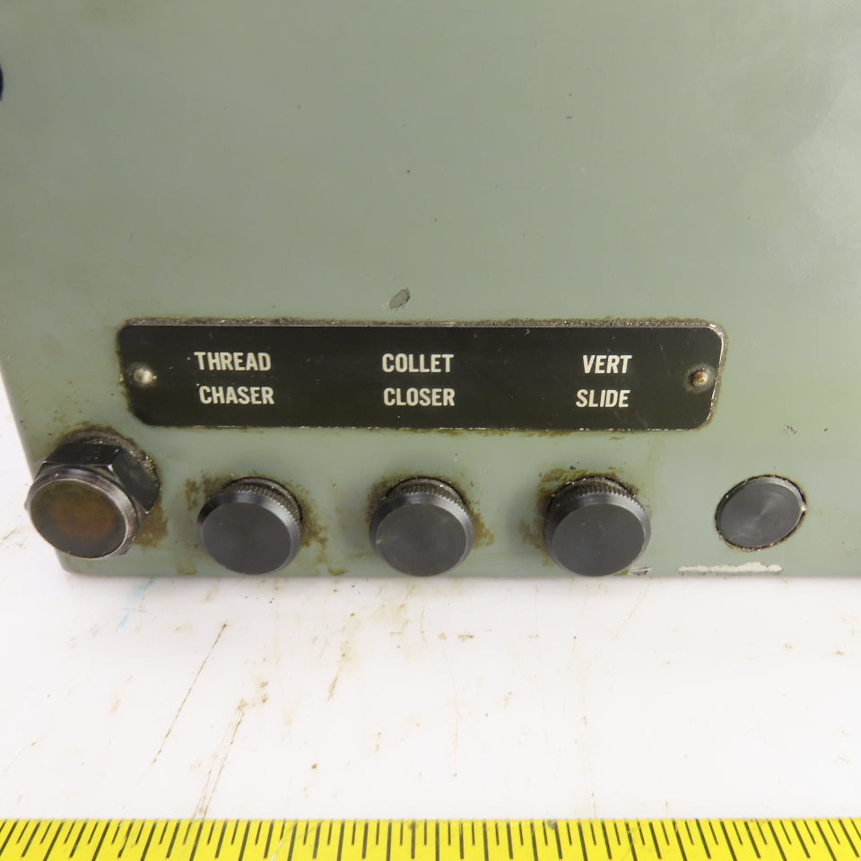 Hardinge AHC Auto Chucker Control Panel Thread Chaser Collet Closer Vert Slide