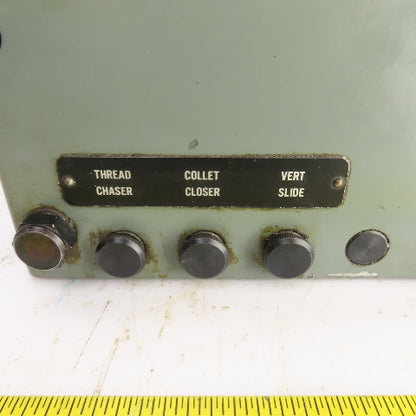 Hardinge AHC Auto Chucker Control Panel Thread Chaser Collet Closer Vert Slide
