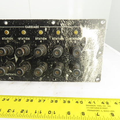 Hardinge AHC Auto Chucker Carriage & Cross Slide Operator Control Panel