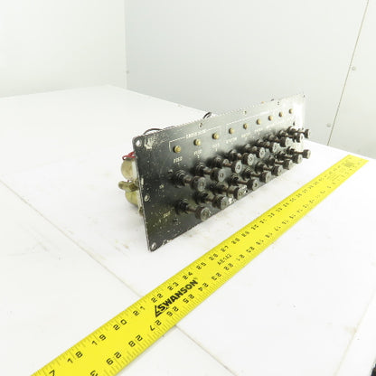 Hardinge AHC Auto Chucker Carriage & Cross Slide Operator Control Panel