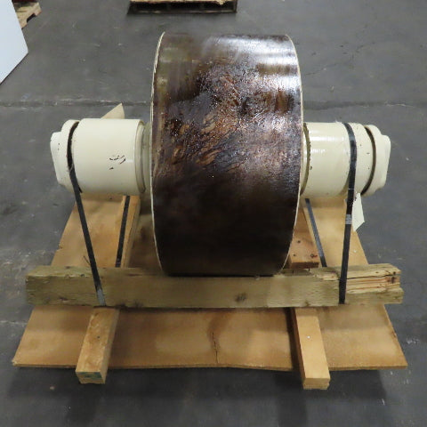 14" Wide x 30" OD Flat Face Trunnion Roller Wheel Timken HM133416XD 6-1/2 x 12"