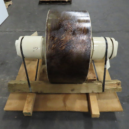 14" Wide x 30" OD Flat Face Trunnion Roller Wheel Timken HM133416XD 6-1/2 x 12"