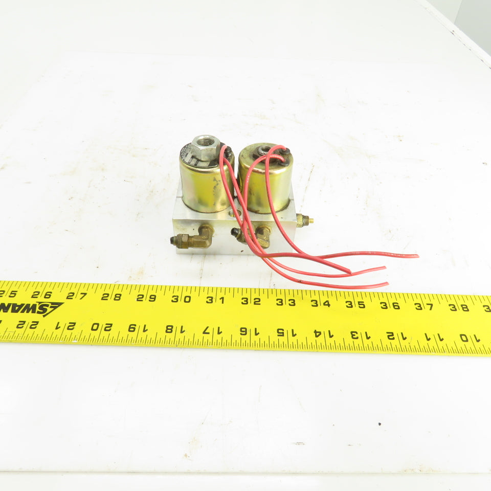 Skinner 2-Way Pneumatic Solenoid Aluminum Valve Manifold 120V From Hardinge AHC