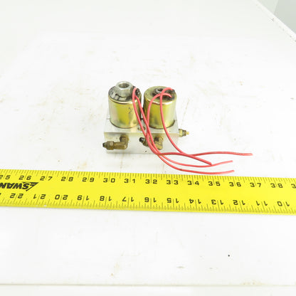 Skinner 2-Way Pneumatic Solenoid Aluminum Valve Manifold 120V From Hardinge AHC