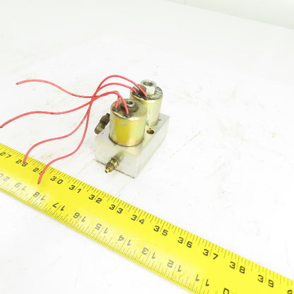 Skinner 2-Way Pneumatic Solenoid Aluminum Valve Manifold 120V From Hardinge AHC